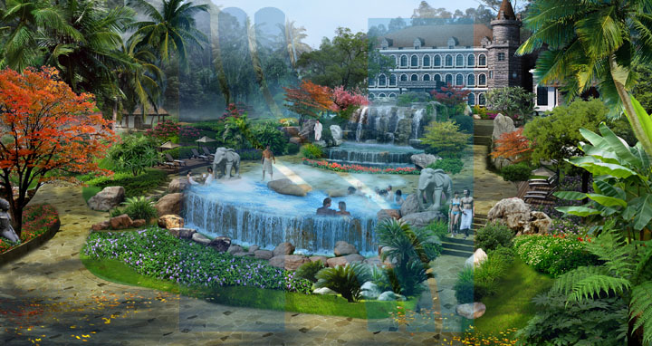 温泉旅游规划院为美的·森泉谷温泉度假中心森泉池进行旅游规划