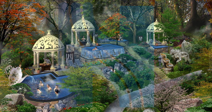 温泉旅游规划院为美的·森泉谷温泉度假中心古茶泉旅游规划