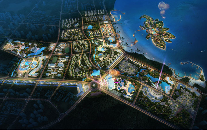生态旅游新城综合体的开发——中国万宁海上花城概念性规划